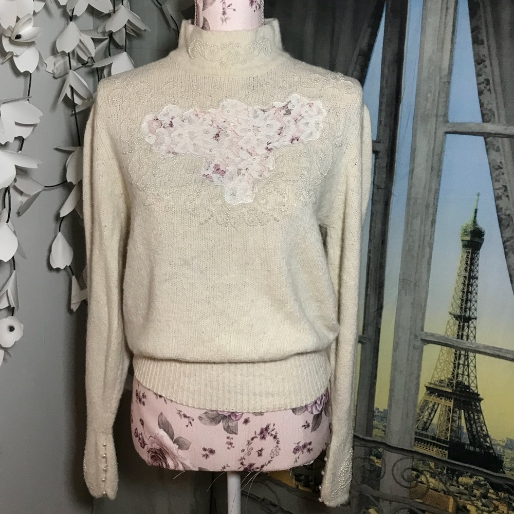 Vintage Lace Sweater